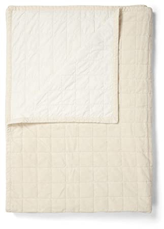 ESSENZA Tagesdecke Julia Sand, 270x265 cm - 100% Baumwollsamt - Uni