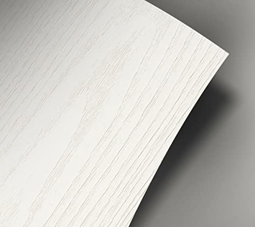 Resimdo Premium Zebra (Pure White Wood, 5m x 1,22m) Klebefolie Fliesenfolie Möbelfolie Industriestandard Antibakteriell Wasserfest Robust Wiederablösbar