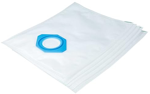 vhbw 5x Staubsaugerbeutel kompatibel mit Nilfisk GD 90 | GD 90 C Staubsauger - Mikrovlies, 37,8cm x 29,8cm Weiß