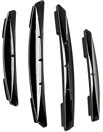 SUpoetry 4 Stück Auto Türkantenschoner, Anti Kratzer Dekorative Streifen, Hochwertiger Autotür Kantenschutz, Selbstklebend Türkantenschoner Auto für Alle Modelle Autospiegel, Autotür (Schwarz)