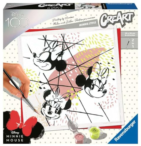 Ravensburger CreArt - Malen nach Zahlen 23575 Minnie Style ab 12 Jahren