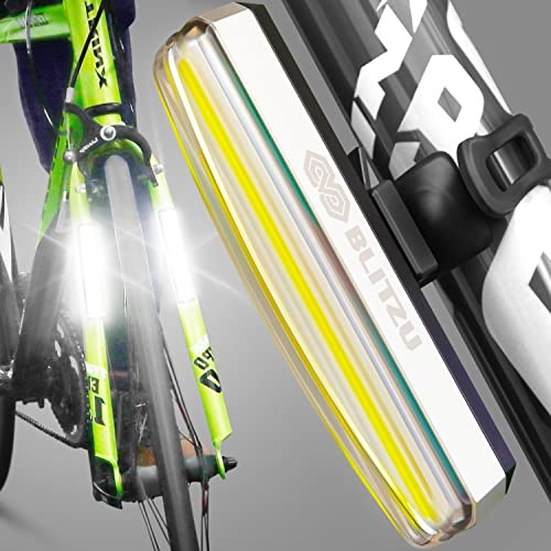 BLITZU Cyborg 200H Bike Lights Headlight USB-C Rechargeable LED Bicycle Light for Night Riding, This Product is Designed to Enhance Visibility, not to Illuminate the Road Ahead.