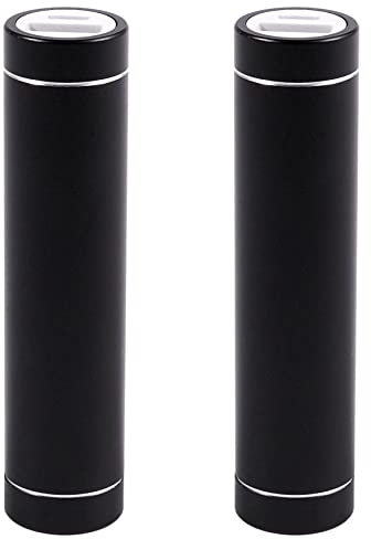 GERALD 2X Boîte de Banque d'alimentation USB Externe Portable 2600Mah Chargeur de Batterie pour Portable(Batterie) Couleur: Noir