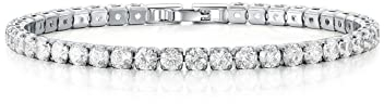 Tennisarmbänder für Damen,Tennisarmband Silber für Frauen 925,Einstellbare Tennis Bracelet,Diamant Armband für Muttertag Weihnachten und Geburtstag Sende Mama,Freundin