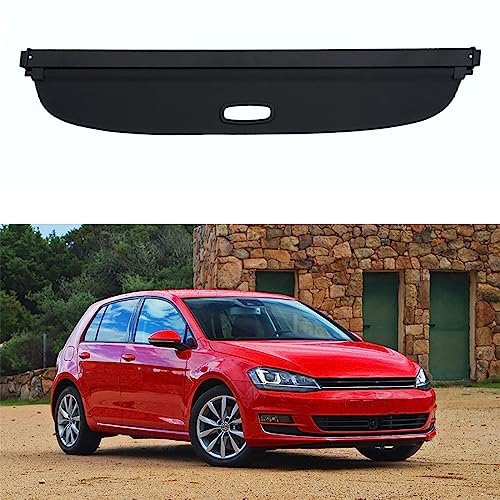 JoboJi Auto Einziehbarer Netze Laderaumabdeckung Kofferraum Hutablage für Golf 7 MK7 2013-2019