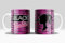 newseny Taza Barbiee Black Princesa - Regalo para fans del color Rosa - Regalo para niña princesa rosa | Cerámica 355ml