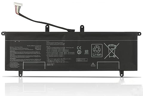 C41N1901 Laptop-Akku Kompatibel mit Asus ZenBook Duo UX481 UX481F UX481FL UX481FA UX481FAY UX481FLY UX4000F UX4000FL UX481FA-BM021R UX481FA-DB71T BM049T UX481FL-BM040T Series (15.4V 70Wh)