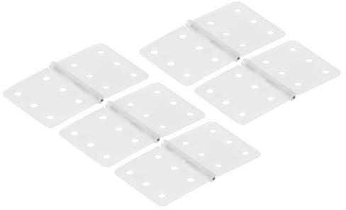 sourcing map RC Hinges 0.6 Inch x 1.1 Inch Adjustable Hatch Hinge for RC Model Airplane Parts 5 Pcs
