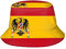 Sombrero de pescador de moda con la bandera de España, plegable al aire libre, viajes, playa, sombrero de pescador para hombres y mujeres, Bandera de España_003, Talla única