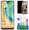 TFT Pour OPPO Reno8 Lite Écran de Remplacement Pour OPPO Reno8 Lite 5G LCD Affichage Pour Reno 8 Lite Touch CPH2343 Digitizer Avec Cadre (Noir, Pas de Reconnaissance D'empreintes Digitales)