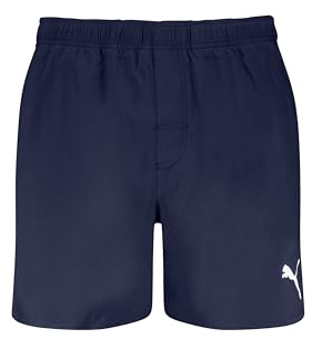 PUMA Herren Mid Length Shorts, Navy, L EU