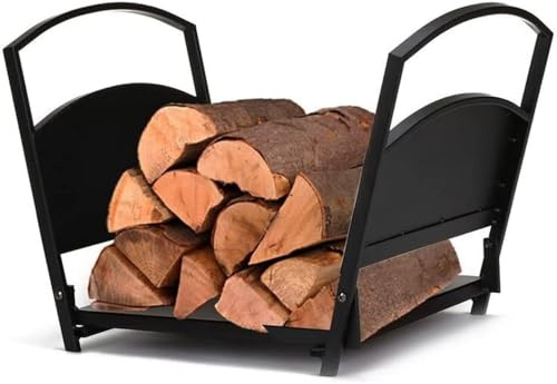 SFSLBFB Support de Stockage de Bois de Chauffage, Support d'intérieur pour Bois de Chauffage, Magasin de bûches Robuste, Support de Petit Bois, Stockage de cheminée, Magasin de Bois