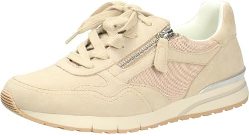 Gabor Damen Low-Top Sneaker, Damenschuhe, Frauen Halbschuhe, Moderate Mehrweite (G), Sportschuhe, Freizeitschuhe, Turnschuhe, Laufschuhe, Oak, 38.5 EU / 5.5 UK