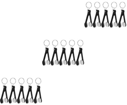 Ipetboom 3 Sätze Brille Abwischen Nebel Gläser Scheibenwischer Reinigungsset Multi Purpose Cleaner Bildschirmreiniger Tragbare Brillenbürste Linsenwischwerkzeuge Abs Black 5 Stück * 3