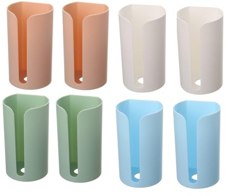 Kcvzitrds Halterung für Müllbeutel, Wandmontage, Aufbewahrungsbox für Müllbeutel, Mülleimer, Küchenabfallbeutel