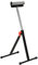 HOMCOM Servante d'atelier à rouleau pliable, support avec rouleau hauteur réglable 68 à 110 cm, charge max. 90 kg, support de rouleau à billes, noir