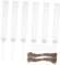 VANZACK de de Plástico Plantas Trepadoras Monstera Soporte para Plantas de Interior 6 Piezas Material Resistente y Reutilizable Macetas