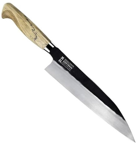 Coltello da Cucina Professionale 9,5 Pollici 24 cm | Lama Affilata in Acciaio ad Alto Tenore di Carbonio | Ideale per Affettare, Sbucciare, Tagliare | Per Chef e Cuochi Domestici