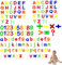 135 PCS Magnetic Letters and Numbers for Children Set, Fridge Magnets for Kids, Color Magnetic Alphabet Letters, Apply to Preschool Spelling Learning Game Toys to Toddlers