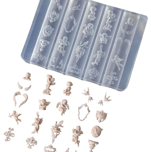 Silicone Pattern Mold for Professional Nails Designs and Creative Baroque Manicure Mold