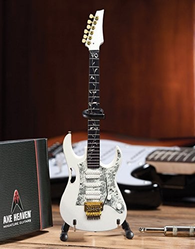 Steve Vai - Signature White Jem: Miniature Guitar Replica Collectible