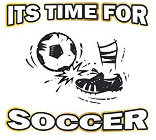 Its Time For Soccer: Notizbuch, Notizheft, Tagebuch | Geschenk-Idee für Fussball Fans | Dot Grid | A5 | 120 Seiten