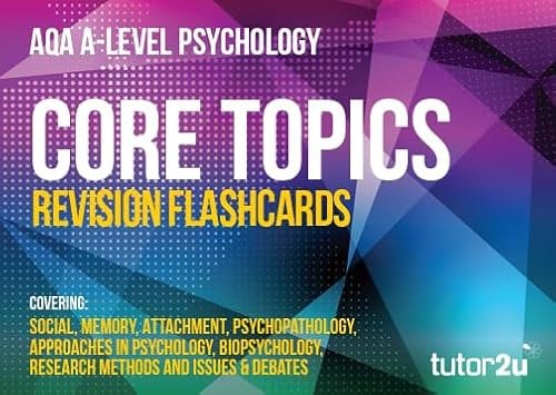 AQA A-Level Psychology Core Topics Revision Flashcards