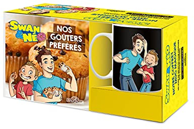 Swan & Néo – Notre coffret mug magique – Coffret avec un mug magique et un livre de recettes – Dès 6 ans