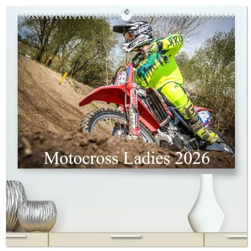 Motocross Ladies 2026 (hochwertiger Premium Wandkalender 2026 DIN A2 quer), Kunstdruck in Hochglanz: Ladies auf Ihren MX-Bikes (CALVENDO Sport)