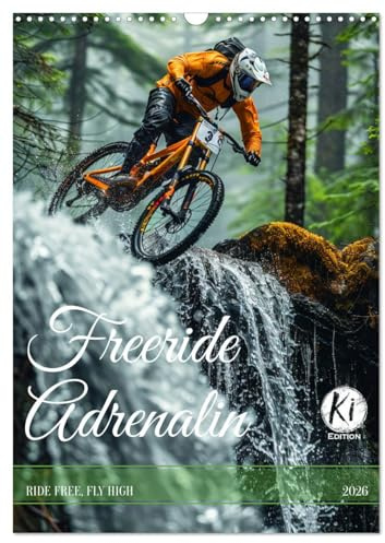 Freeride Adrenalin (Wandkalender 2026 DIN A3 hoch), CALVENDO Monatskalender