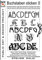PADP-Script 002: Buchstaben sticken II: Schreibschrift bis Jugendstil, Kreuzstich Vorlagen zum nähen, malen & zeichnen, stempeln & drucken, seidenmalerei & quilling.