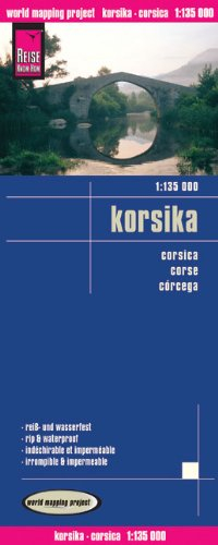 Reise Know-How Landkarte Korsika (1:135.000): world mapping project
