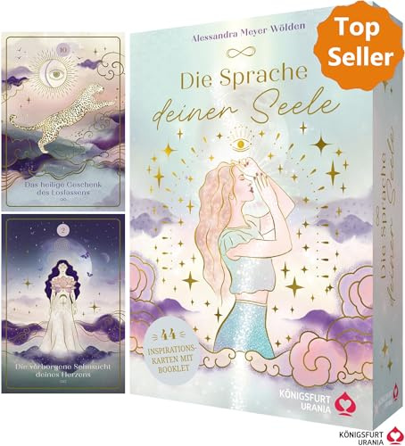 Die Sprache deiner Seele - 44 Inspirationskarten | Antworten aus deiner Seele für Klarheit & Selbstfindung, Orakel der Autorin Alessandra „Sandy“ Meyer-Wölden