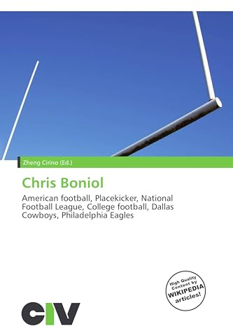 Chris Boniol: American football, Placekicker, National Football League, College football, Dallas Cowboys, Philadelphia Eagles
