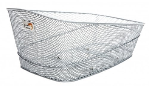 New Looxs Stresa Fahrradkorb, Silver, 42 x 33 x 20 cm