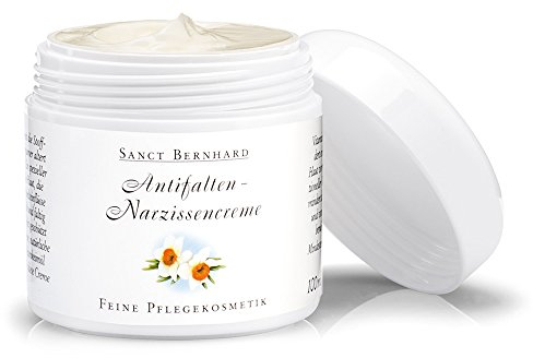 Sanct Bernhard Antifalten-Narzissencreme mit Weizenkeimöl, Vitamin C und E, 100 ml