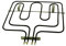 Aeg Electrolux Tricity Bendix Zanussi Oven Top Dual Oven/Grill Element. Equivalent to part number 3491255018