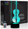 Comiwe Cello 3D Illusion Nachtlicht Spielzeug,Dekoration LED Nachttischlampe 16 Farben Ändern mit Fernbedienung,Weihnachten Deko Lampe Geburtstagsgeschenk Für Mädchen Jungen Kinder und Freunde