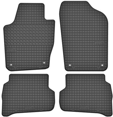 Gummimatten Gummi Fußmatten Satz für Seat Ibiza IV (08-17) / VW Volkswagen Polo V (08-17) - Passgenau