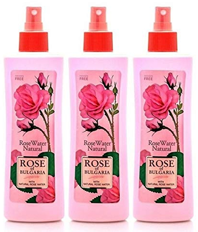 Biofresh Rose of Bulgaria Natürliches Rosenwasser 3 x 230 ml