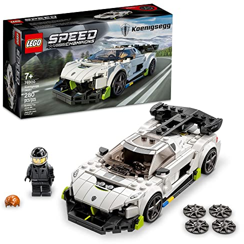 LEGO Speed Champions Koenigsegg Jesko 76900 Building Toy for Kids and Car Fans; New 2021 (280 Pieces)