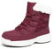 Donne Inverno Stivali Caldo Scarpe Neve Boots Flat Pelliccia Foderata Stivaletti Antiscivolo Breve Walking All'aperto Casual Comoda,rosso,42