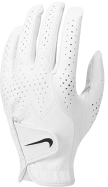 Nike W Tour Classic IV GG Links Golfhandschuh Damen in der Farbe Pearl White/Pearl White/Black, Größe: M, N.100.3516.284.MD