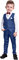 Nwada Kleinkind Baby Jungen Smoking Outfits Kleidung Set Langarm Hemd mit Fliege + Weste + Hose Taufkleid Anzug 2-3 Jahre
