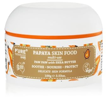 Natural Baby Moisturiser Balm 100g – Organic Nappy Rash, Cradle Cap & Eczema Treatment for Babies with Papaya, Chamomile & Jojoba | 100% Natural Multi-Use Baby Balm