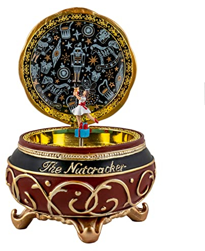 The San Francisco Music Box Company Musikalische Nussknacker-Schmuckkästchen