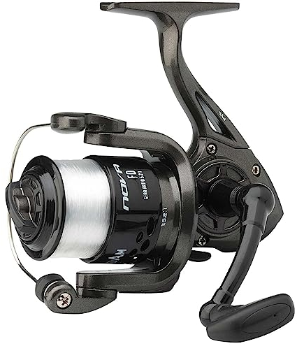 DAM Nova Angelrolle, Spinnrollen, Allround-Angeln, Unisex, Schwarz, 4000, FD