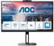 AOC Q27V5CW - Monitor da 27 Pollici QHD, Webcam, Speaker, Regolabile in Altezza 2560 x 1440, 75 Hz, HDMI, DisplayPort, USB-C, USB Hub Nero, Regolazione altezza - Webcam, 27 pollice QHD
