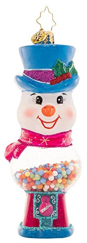 Christopher Radko Handgefertigtes europäisches Glas, Weihnachtsdekoration, Gumball Grins