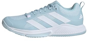 adidas Damen Court Team Bounce 2.0 Shoes, Ice Blue / Cloud White / Cloud White, 41 1/3 EU